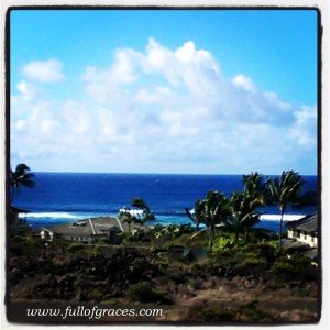 The view from our balcony