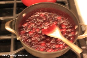 Cooking while drinking = blurry pictures...